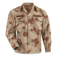 Hungarian Military Surplus Desert Camo Ripstop BDU Jacket Used