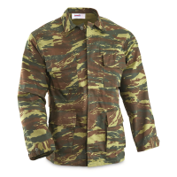Greek Military Surplus Lizard Camo Field Shirt New