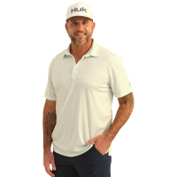 Huk Fish Tile Pursuit Printed Polo Shirt
