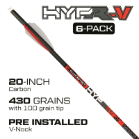 Killer Instinct Hypr-V 20" Crossbow Bolts 6 Pack