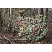 Bulgarian Military Surplus Fire Retardant Camo Net 18' x 10' New