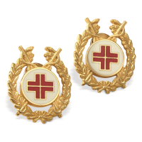 Italian Military Surplus Medic Badges 2 Pack New