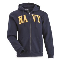 U.S. Navy Surplus Zippered Hoodie New