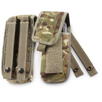 British Military Surplus MTP Double Magazine Pouch 2 Pack Used