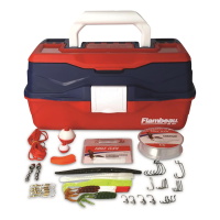 Eagle Claw Go Fish Extreme Value Tackle Box Kit 55-Piece