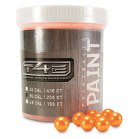 T4E Training for Engagement .50 cal. Paintballs Orange 250 Rounds