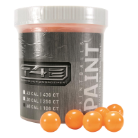 T4E Training for Engagement .68 cal. Paintballs Orange 100 Rounds