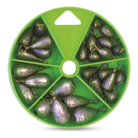 Eagle Claw Bass Casting Sinker Assorted Sizes 27 Pieces