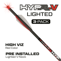 Killer Instinct Lighted Hypr-V 20" Crossbow Bolts 3 Pack