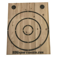 BIGshot Wooden Axe Throwing Target