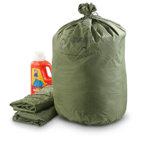 U.S. Military Surplus Rubberized Laundry Bags 2 Pack Used