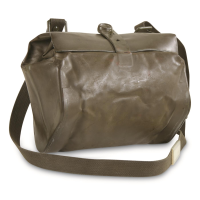 German Military Surplus Rubber Gas Mask Bag Used