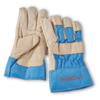 Swiss Municipal Surplus Insulated Leather Work Gloves 2 Pairs New