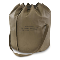 Swiss Military Surplus Vinyl Duffel Bag Used