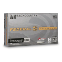 Federal Terminal Ascent 7mm Backcountry 155 Grain 20 Rounds