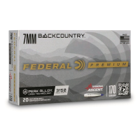 Federal Terminal Ascent 7mm Backcountry 170 Grain 20 Rounds