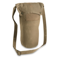 Swedish Military Surplus Canvas Gas Mask Bags 3 Pack Used