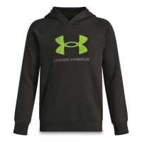 Under Armour Youth Rival Fleece Big Logo Print Fill Hoodie