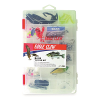 Eagle Claw Bass Tackle Kit 55 Pieces