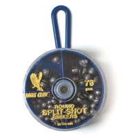 Eagle Claw Split Shot Sinker Dial Pack 78 Pieces