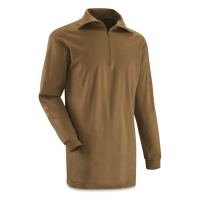 Swiss Military Surplus Quarter Zip Long Sleeve Shirt New