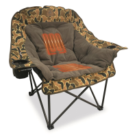 Black Sierra Comfort Cloud Padded Heated Chair OG Camo