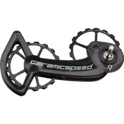 CeramicSpeed SRAM eTap Oversized Pulley Wheel System: Alloy Pulley Carbon Cage, Black