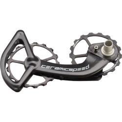 CeramicSpeed Shimano 10/11-speed Oversized Pulley Wheel System: Alloy Pulley, Carbon Cage, Black