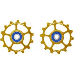 CeramicSpeed SRAM Eagle 14 1-12 Pulley Wheels: Stainless Steel Gold