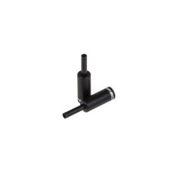 Jagwire 5mm Lined Alloy End Caps (Bottle of 50) Black
