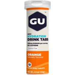 GU Hydration Drink Tabs: Orange Box of 8 Tubes