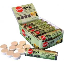 SaltStick Fastchews Chewable Electrolyte Tablets POP: Box of 12 Rolls Lemon