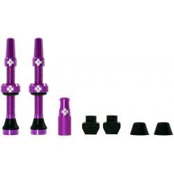 Muc-Off Tubeless Valve Kit: Purple 44mm