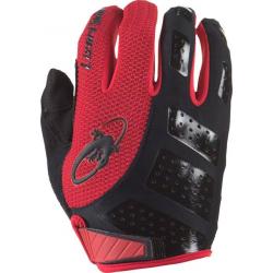 Lizard Skins Monitor SL Gloves: Jet Black/Crimson XL