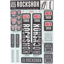 RockShox Decal Kit 30/32mm White
