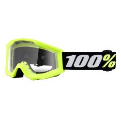 100% STRATA MINI Goggle Yellow - Clear Lens
