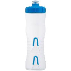Fabric Cageless Water Bottle: 750ml Clear/Blue