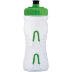 Fabric Cageless Water Bottle: 600ml Clear/Green
