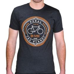 Planet Cyclery Pedal The Planet T-Shirt Black -S
