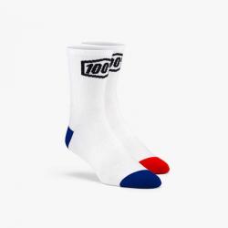 100% Terrain Socks White LG/XL