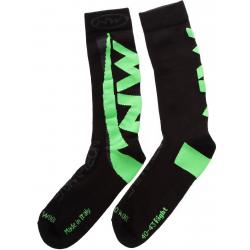 Northwave Extreme Winter High Socks Black/Green Fluorescent