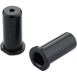 Jagwire 5mm Alloy Housing Stop Black Bag of 10