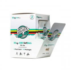Floyd's of Leadville CBD Softgel 25mg - Isolate - 2 Count (50mg) - Box of 12
