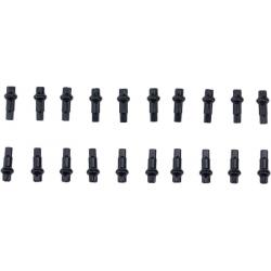 DT Swiss Squorx Pro Head Pro Lock Brass Nipples: 2.0 x 15mm, Black, Box of 20