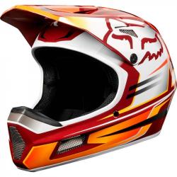Fox Racing Rampage Comp Reno Helmet, Cardinal, LG