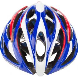 Lazer O2 Helmet: Red White and Blue