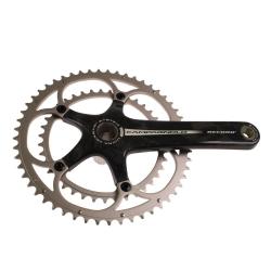 Campagnolo Record Carbon Silver UT 10 Speed Double Standard 53/39 Crankset 177.5