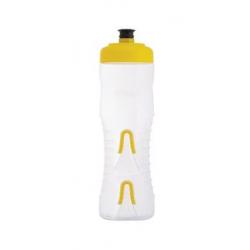 Fabric Cageless Water Bottle: 750ml Clear/Yellow