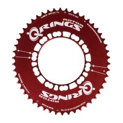 Rotor Q-Ring Aero 50t 110BCD Outer Red