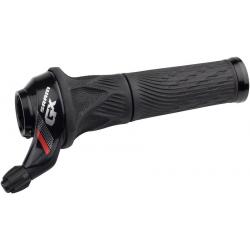 SRAM GX Left 2-Speed Grip Shifter with Locking Grip Black/Red
